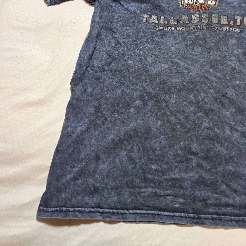 Harley-Davidson Dragon T-Shirt Tallassee TN Smoky Mountain Biker Tee Size Large